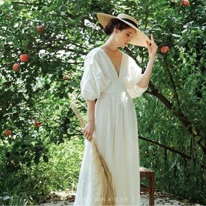 Elegant White Maxi Dress by